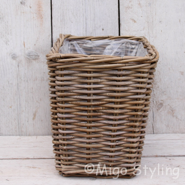 Vensterbankmand rotan hoog 30 cm