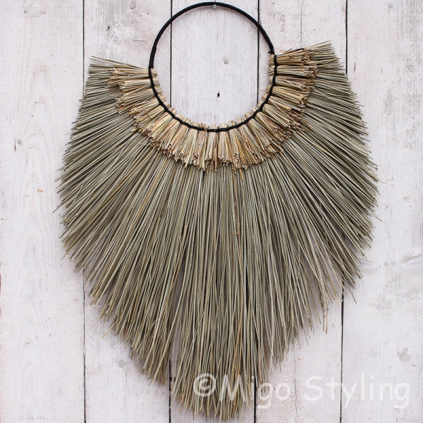 Wandhanger zeegras op standaard