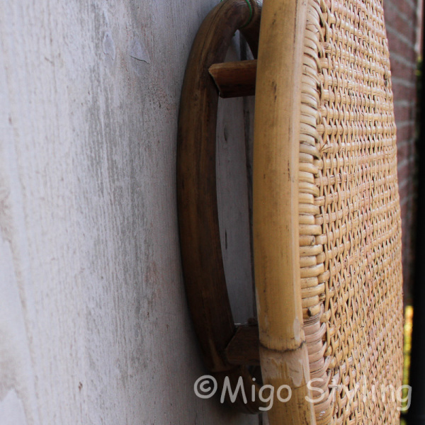 Wandlamp webbing rond Dia 50cm
