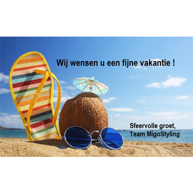 Verzenden tijdens vakantie periode